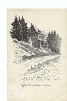 Prêles, Berner Jura:  Basler Ferienheim; Zeichnung 1921
