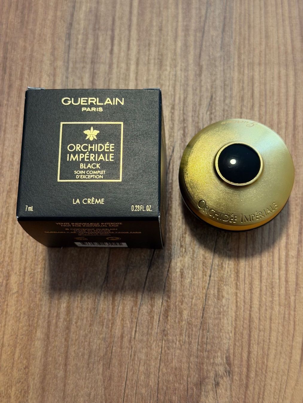 Guerlain Gesichtspflege: Crème Guerlain Orchidée Impériale Black 7ml – Gebraucht aus fey von Caductilometre