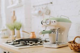 Ariete Vintage Espressomaschine inkl. Bosch Bohnenmühle