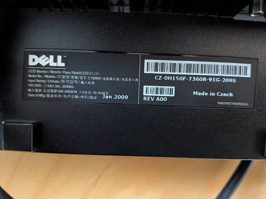 Ecrans: Monitor Dell E1909Wf – D'occasion à Zürich par Hungi04 1