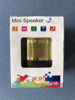 Mini Bluetooth Lautsprecher LLTS-887 Gold, Neu