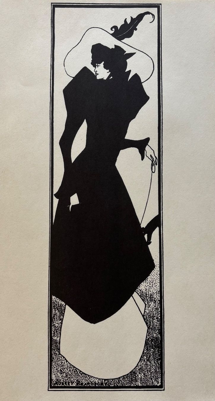 Grafica & Litografie: Aubrey Beardsley, Plakatentwurf, Jugendstil, Offset – Usato da Frauenfeld venduto da Merk52