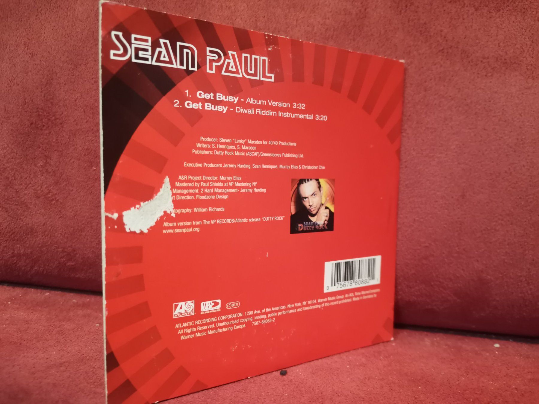 CD: CD Single Sean Paul Get Busy – Usato da Zofingen venduto da noise123 1