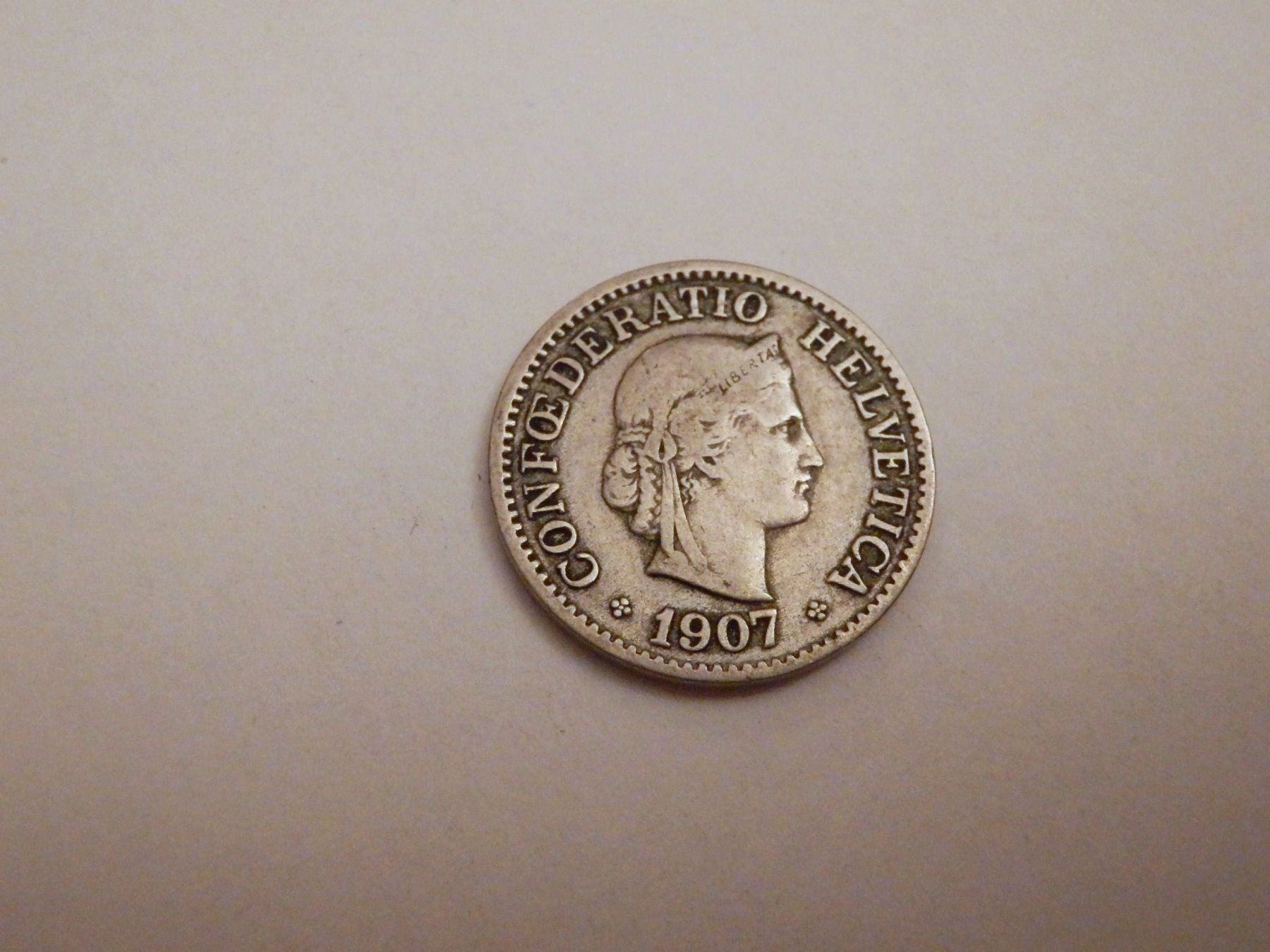 Alle Münzen: Lot 10Rp, 1895 - 1920, diverse, s - ss – Gebraucht aus Ueberstorf von dinbau 3