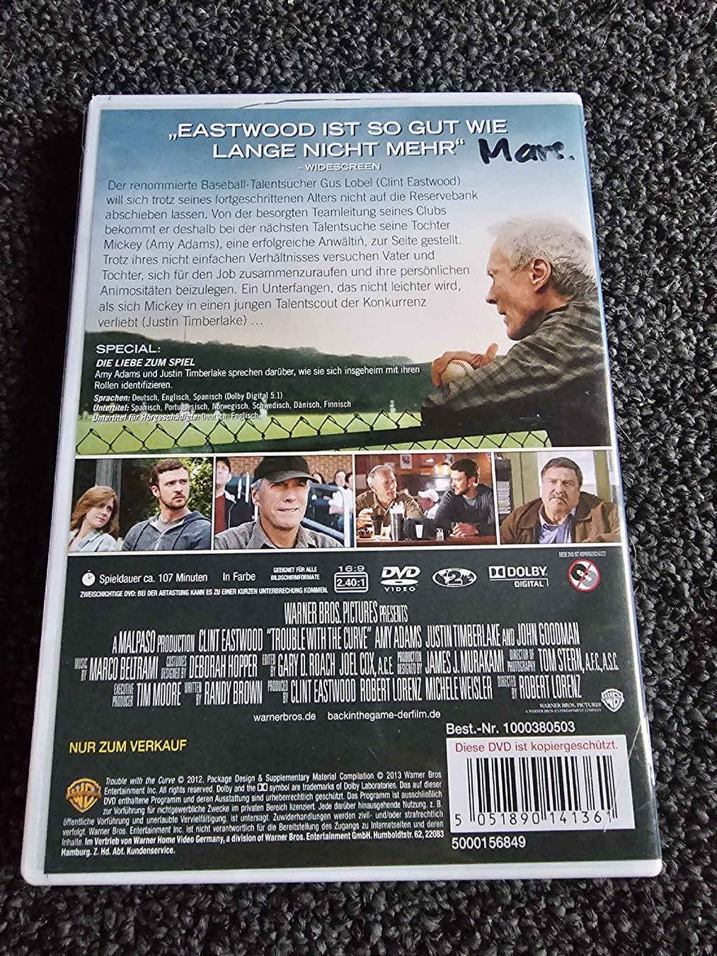 Tutti i DVDs: DVD Back in the Game(22952) – Usato da Ruswil venduto da jan_bxl5 1