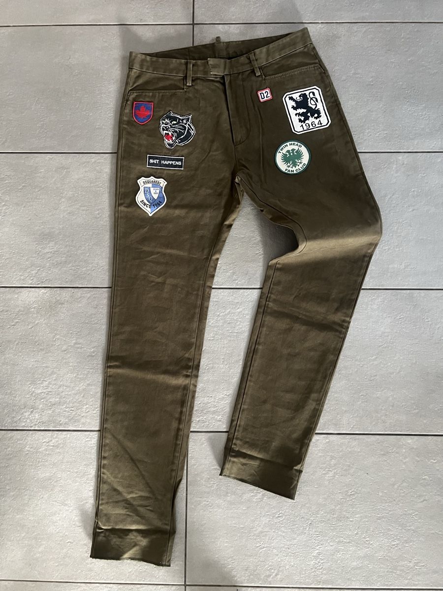 Pantaloni: Daquared2 pantalone patch uomo – Usato da Mendrisio venduto da fly_9wzx 1