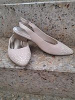 Schuhe von Marco Tozzi beige Gr  39 mit Perlen