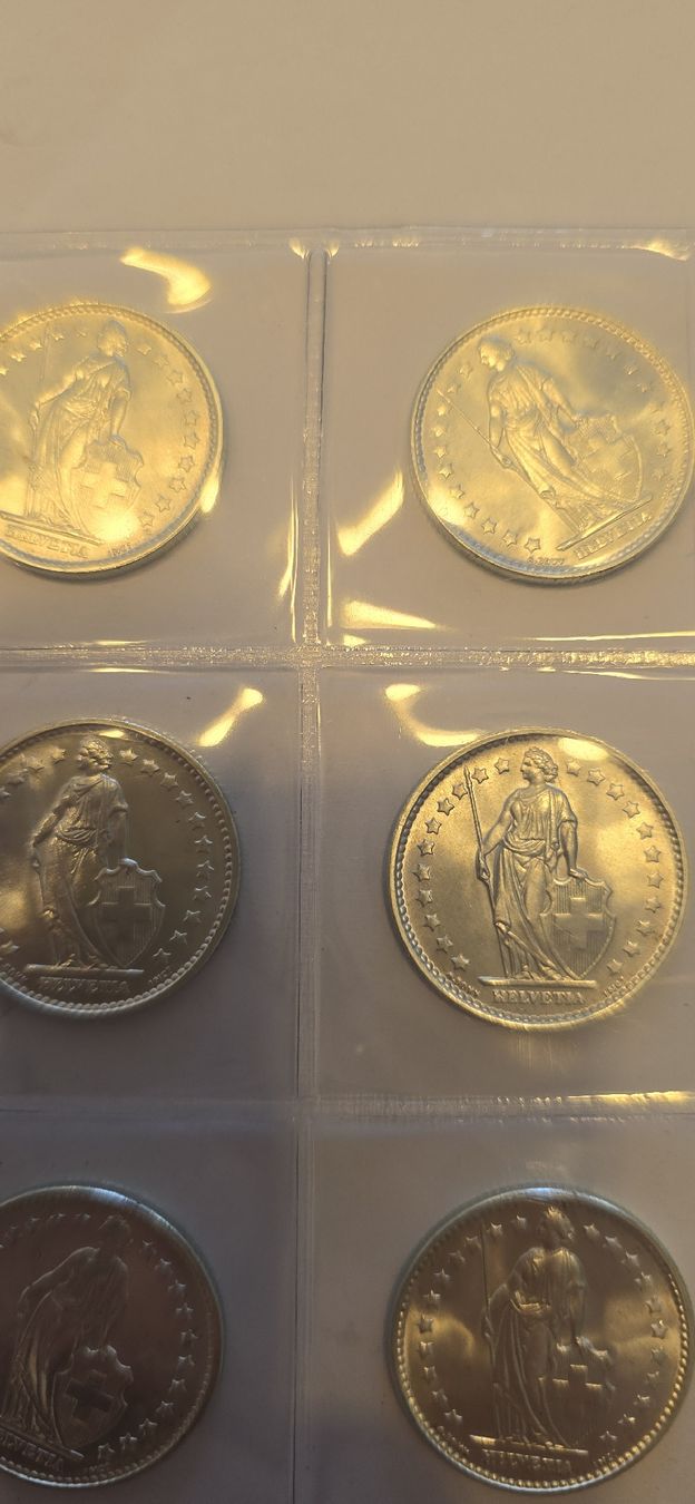 Alle Münzen: 10x pièce 1chf 1965 UNZ ab 1.- – Neu (gemäss Beschreibung) aus Fribourg von yan_z5fr 2