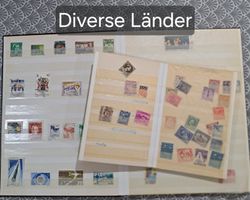 Briefmarken-Sammlung aus aller Welt - Album inklusive!