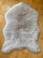 Lammfell Schaffell wie echt, beige neuwertig, waschbar