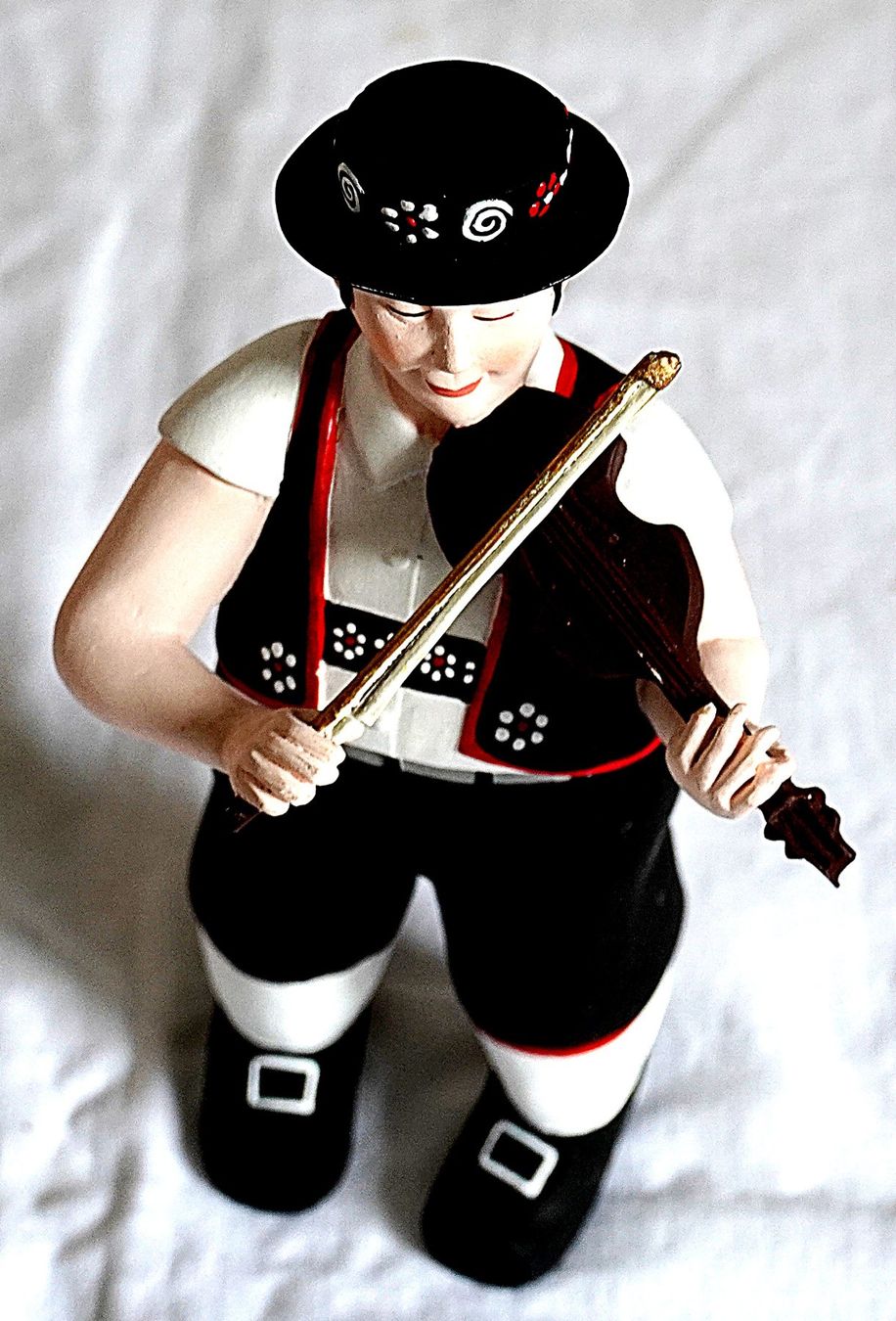 Statuette: Appenzeller Musiker Steingut – Usato da Baar venduto da 2cvbaar 4