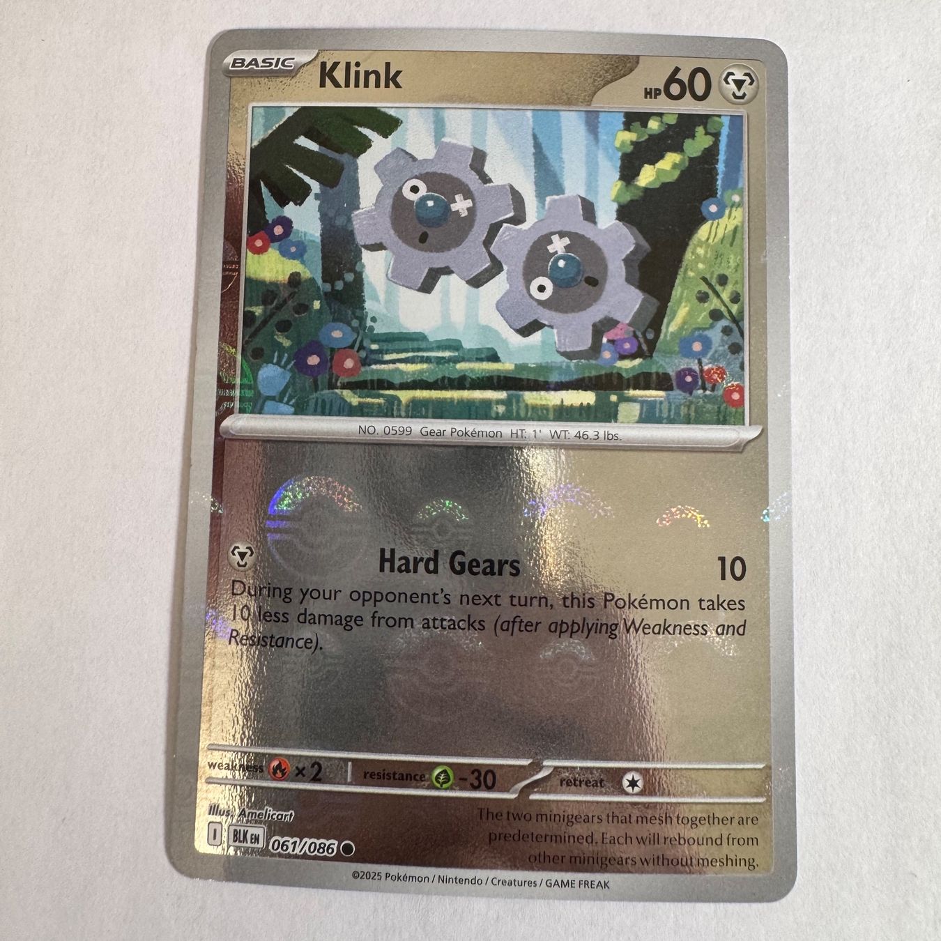 Pokémon Carte collezionabili: Pokémon BLK - Klink - 61 / 86 PokeBall - ENG – Nuovo (secondo la descrizione) da Staad SG venduto da miaCards