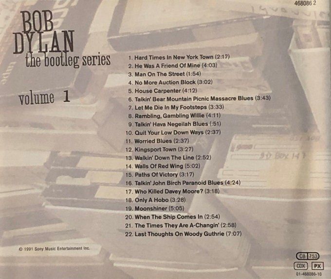 CD: Bob Dylan - The bootleg series - Vol. 1 – Usato da Grüningen venduto da azulgris 1