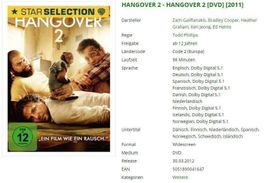 HANGOVER 2 - [DVD]