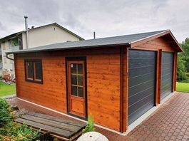 Neu! Doppel Garage 6 x 6 m (Gartenhaus, Schopf, Unterstand)