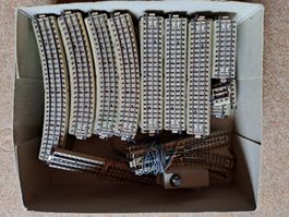 Märklin M Gleise Spur HO, ca. 85 Stk., gebraucht