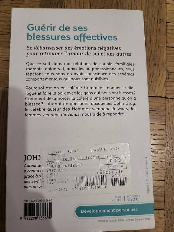 Libri: Guérir de ses blessures affectives de John Gray – Usato da Lausanne venduto da sar_yyb7 1