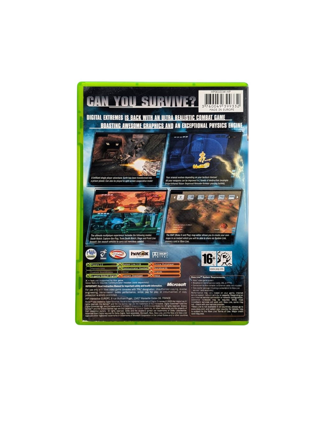 Microsoft Giochi: Pariah Xbox Classic – Usato da Domat/Ems venduto da IsseldorsShop 1