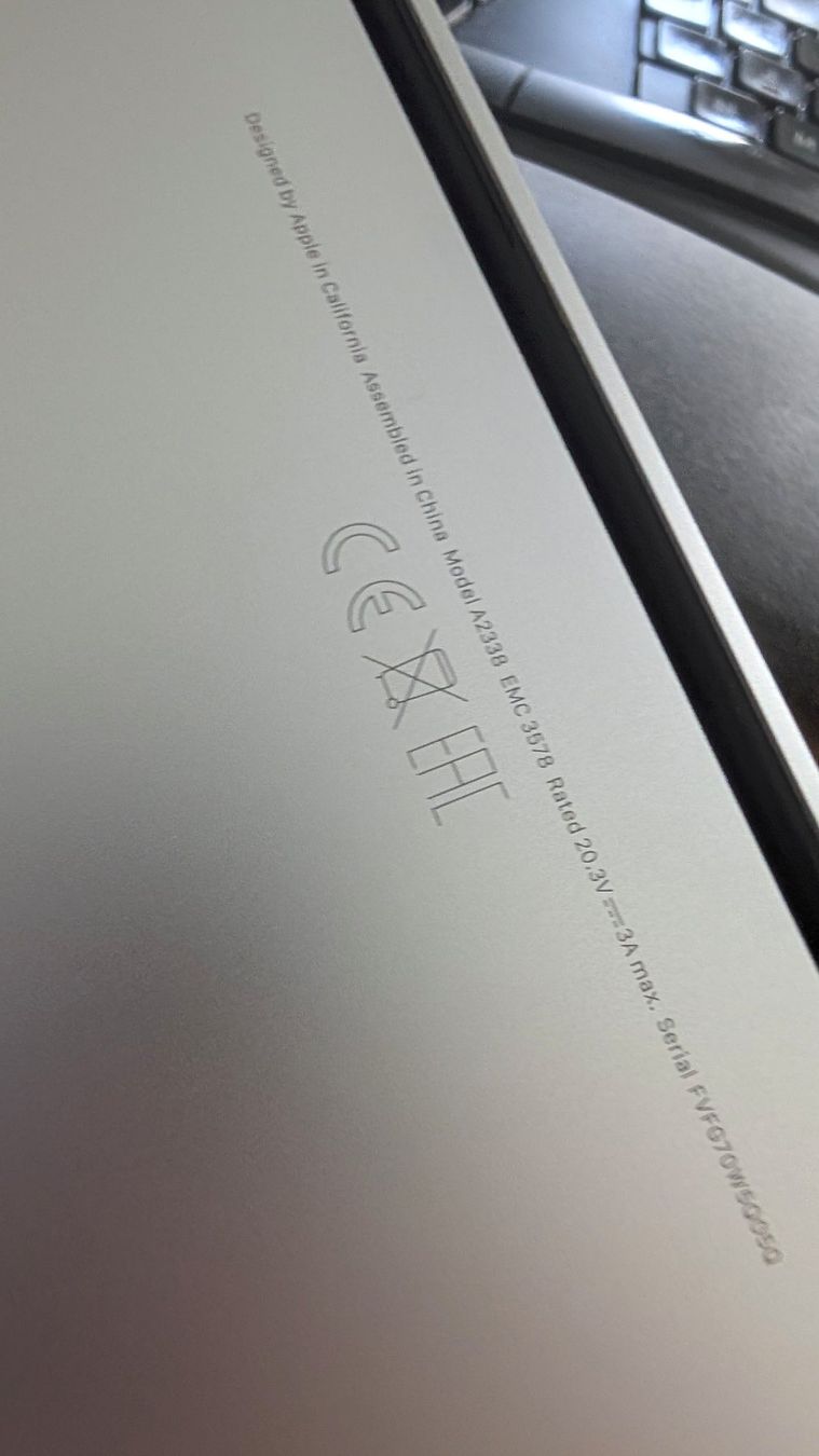 Apple Notebooks: Macbook Pro M1 500 GB SSD – Defekt aus Zürich von dominik335 6