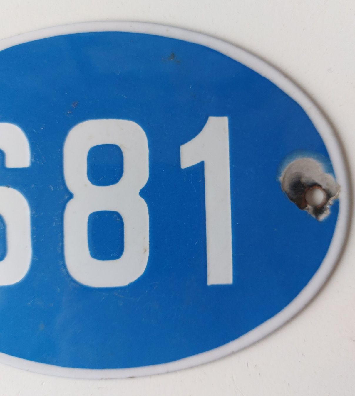 Insegne: Emailschild 681 Plaque émaillée – Usato da Schenkon venduto da TG10 2