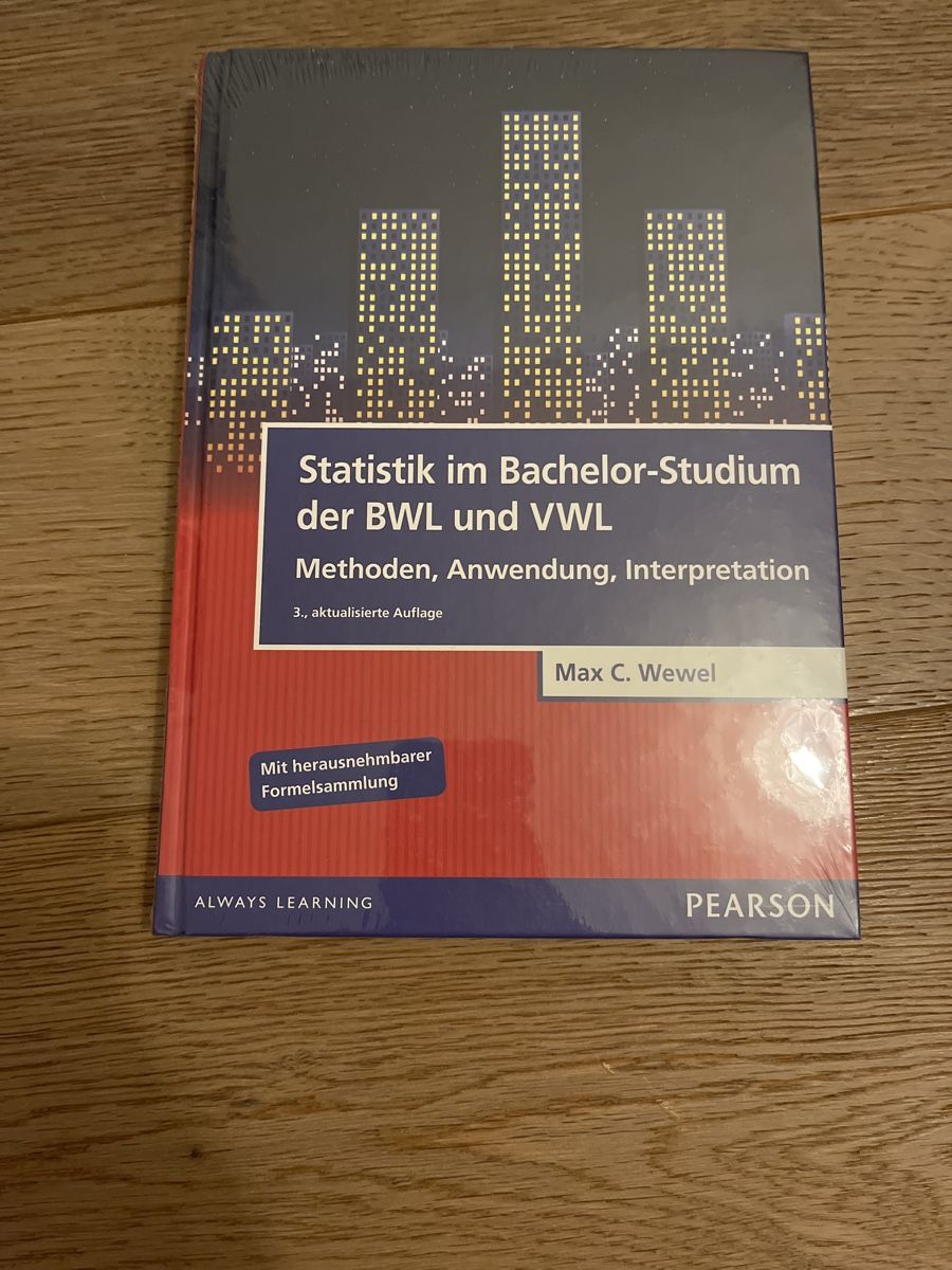 Libri: Statistik im Bachelor-Studium BWL & VWL Buch – Nuovo e nell'imballaggio originale da Richterswil venduto da ste_yzq7