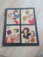 Retro-Poster: Elegante Diven mit Hütchen, schicker Style!