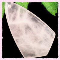 ♛ Rosenquarz Anhänger 925 Silber