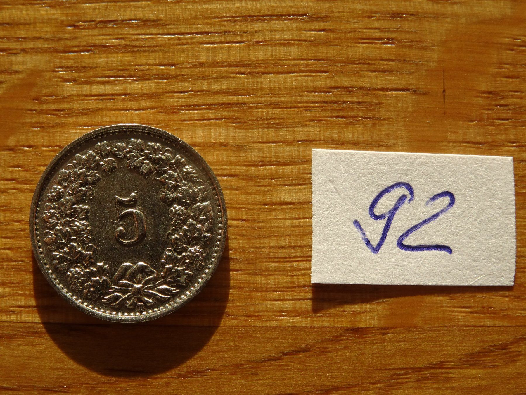 Tutti le monete: 5 Rappen 1941 vorzüglich – Usato da Einsiedeln venduto da Kbasi 1