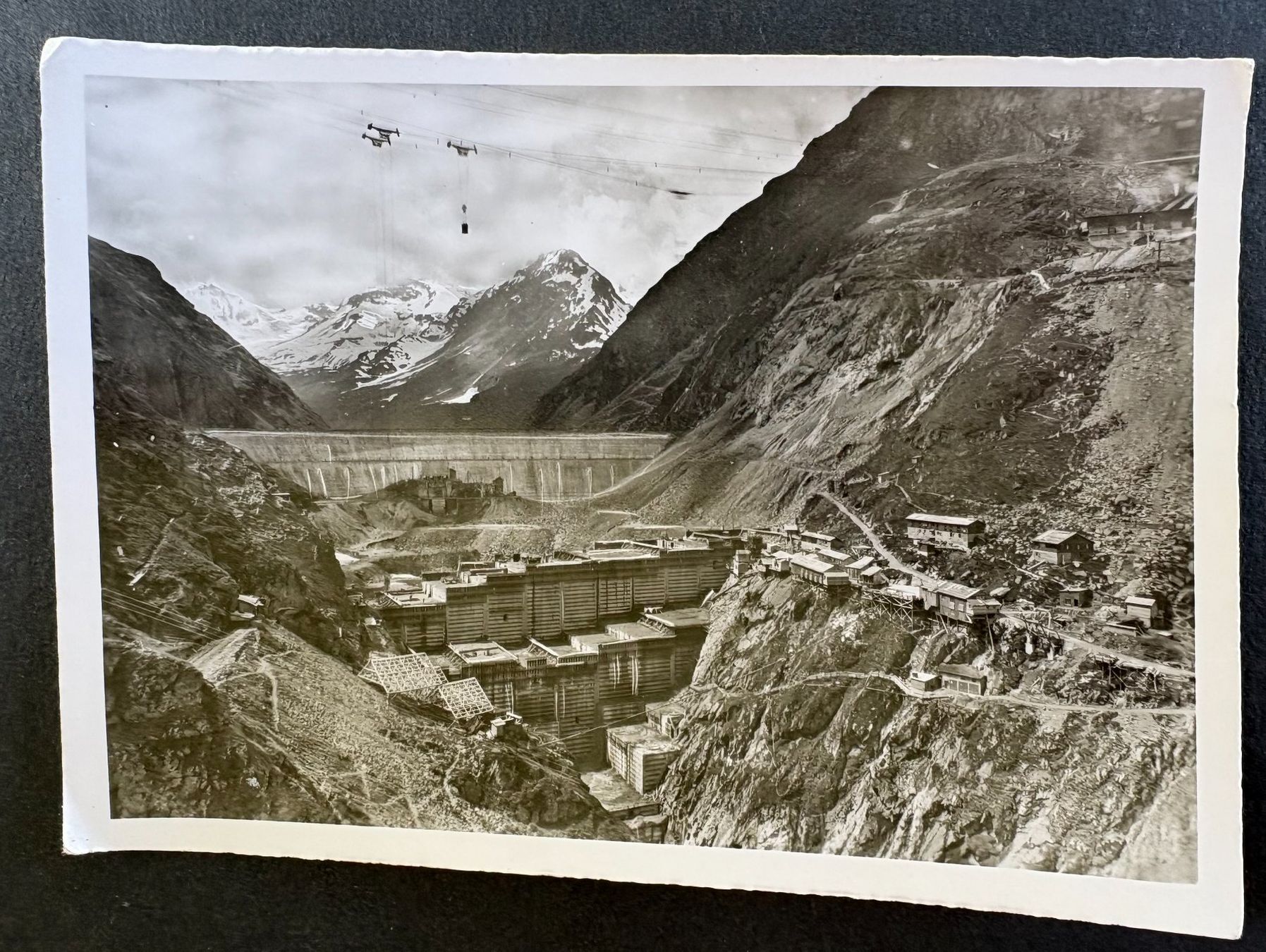 Schweizer Armee Armi bianche: ANSICHTSKARTE BARRAGE DE GRAND DIXENEE – Usato da Ostermundigen venduto da crazy-horse-1840