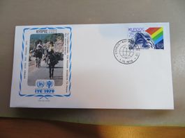 2 Briefe Internat. Jahr des Kindes (IYC, 1979), Zypern+Luxb.
