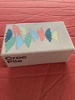 Stapelspiel Croc Pile Holz Krokodile bunt gebrauchter Zustan
