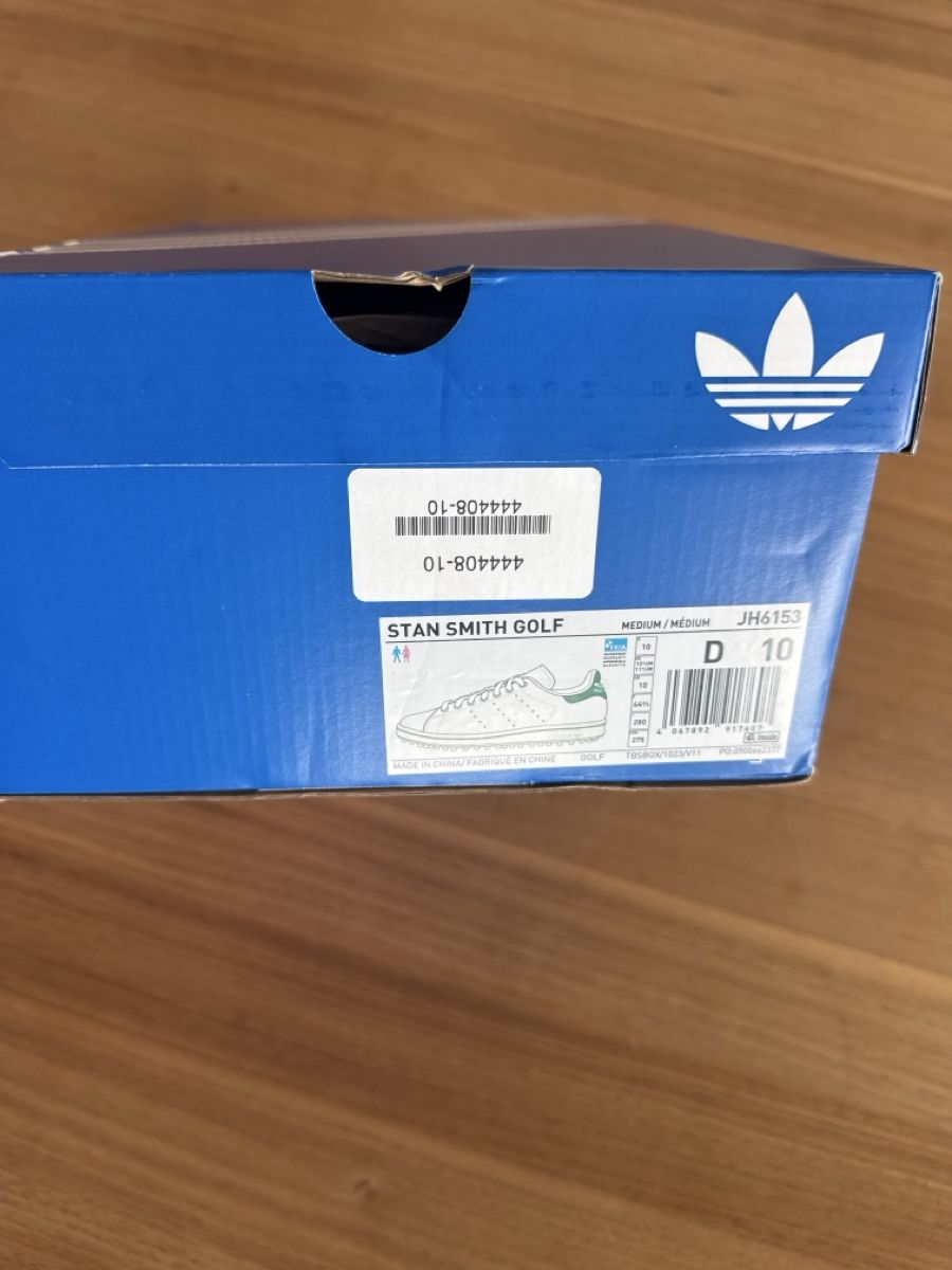 Adidas Herrenschuhe: Golfschuhe Adidas Stan Smith – Neu und originalverpackt aus Uitikon Waldegg von Fives 3