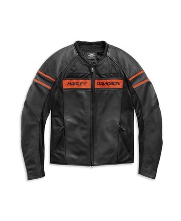 Harley-Davidson Herren Motorrad Lederjacke, Grösse S