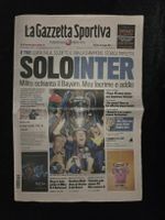 Inter Mailand TRIPLETE 2010 –Gazzetta dello Sport 23.05.2010