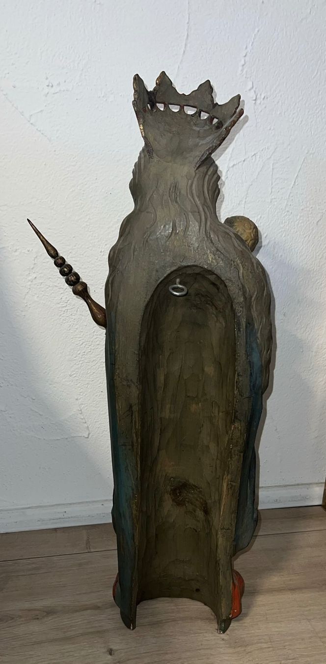 Sculture & Statue: Alte handgeschnitzte Madonna mit Kind ca. 75 cm – Usato da Rümlang venduto da turudic2005 1