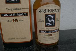 Springbank 10 Jahre Single Malt Whisky