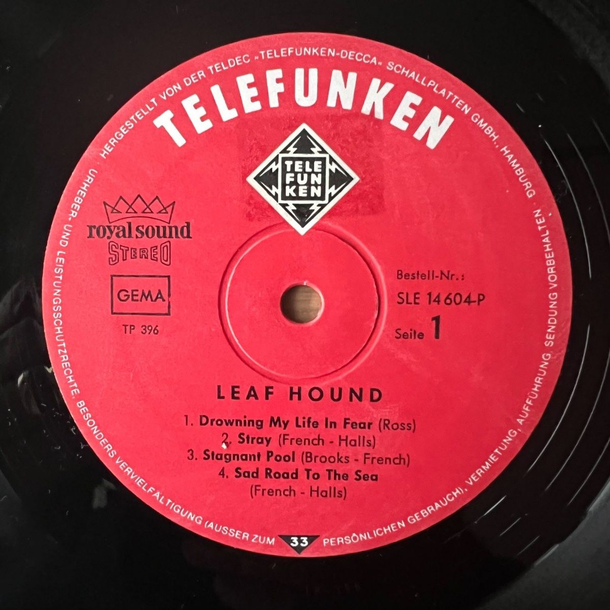 Dischi in vinile: Leaf Hound - Same / 1. D-Press. 1970 incl. Poster – Usato da Gais venduto da soundcave57 4