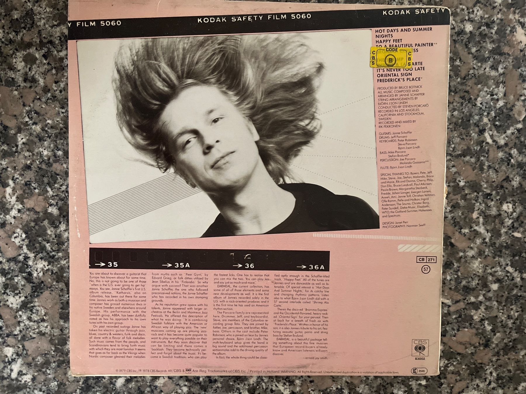 Dischi in vinile: S1830/Janne Schaffer - Earmeal – Usato da Frutigen venduto da Philippe_jsp 1