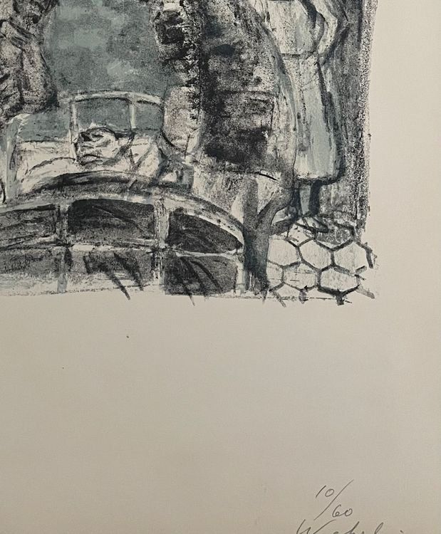 Arts picturaux & lithographies: ROBERT WEHRLIN LITHOGRAPHIE SIGNIERT NUMMERIERT – D'occasion à Gersau par grafik-kunst 2