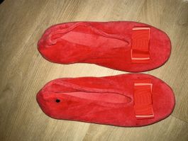 Isotoner Damen Hausschuhe, Rot, Grösse 39/40, Top Zustand!