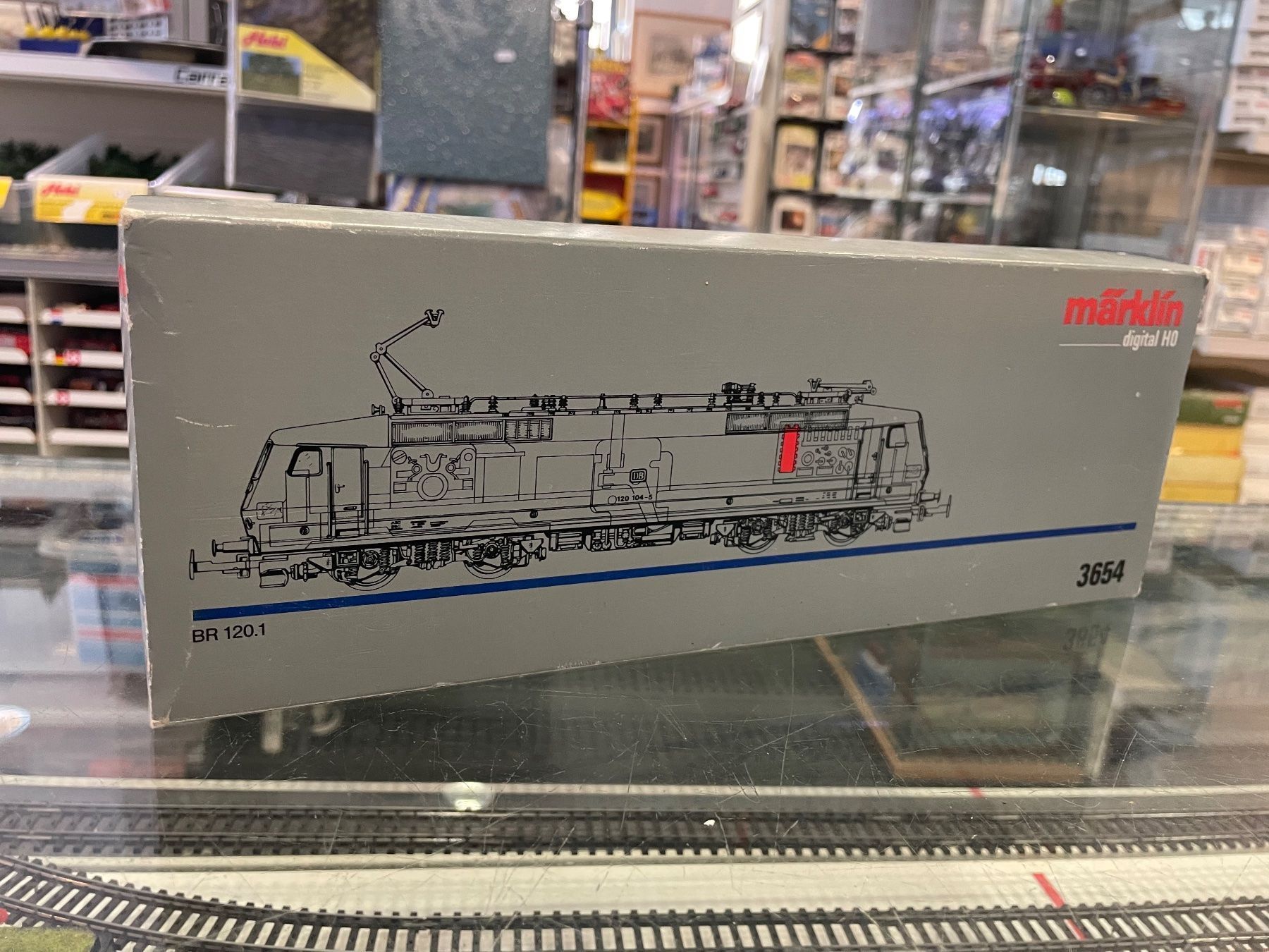 Märklin Modellini di ferrovie: Märklin 3654 Br 120.1 DB digital – Usato da Chiasso venduto da Carrara-Modellismo 4