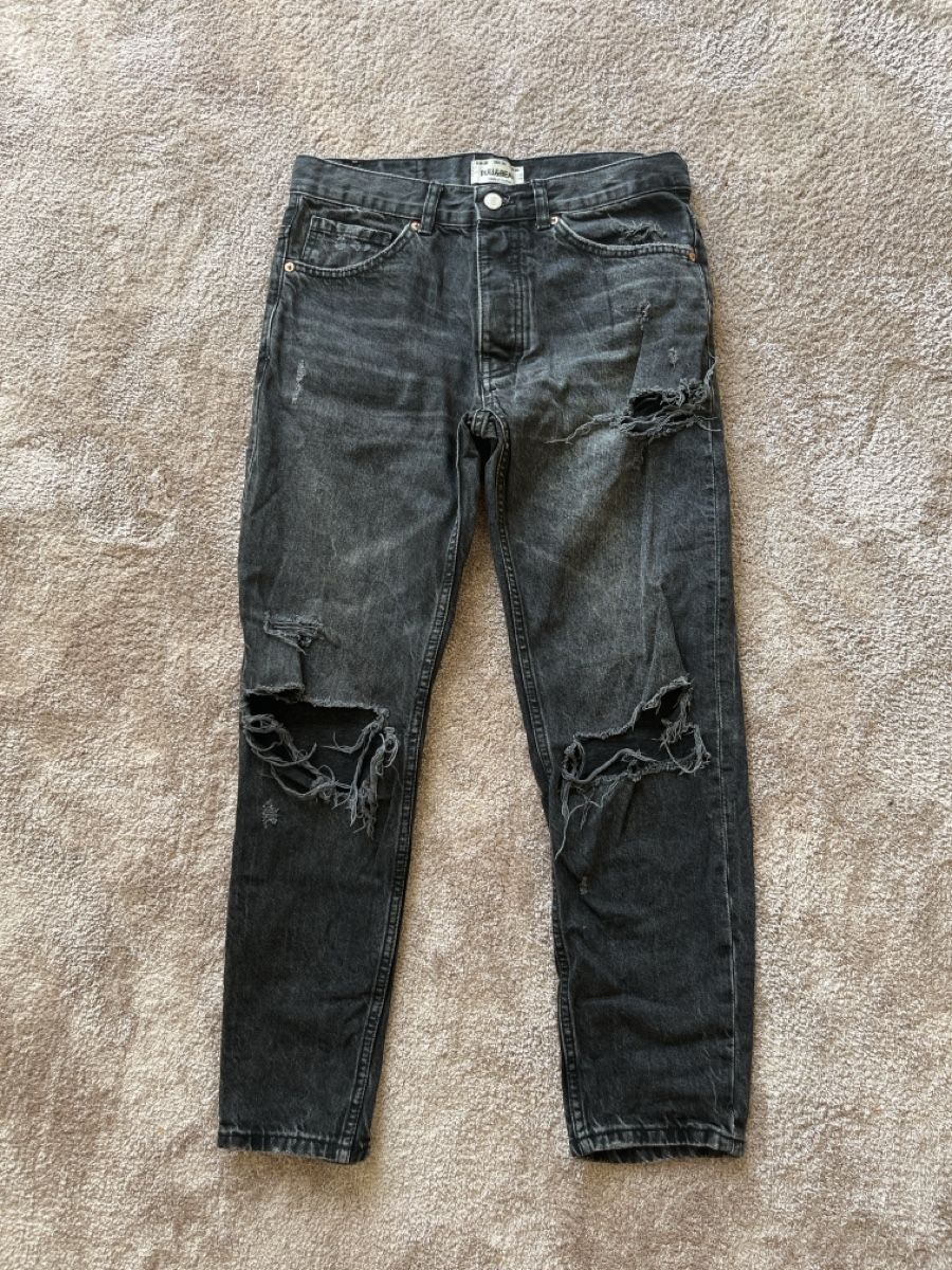 Pull&Bear Jeans: Pantalon jeans Pull&bear noir délavé 38 – Gebraucht aus Lausanne von mae_dj7r