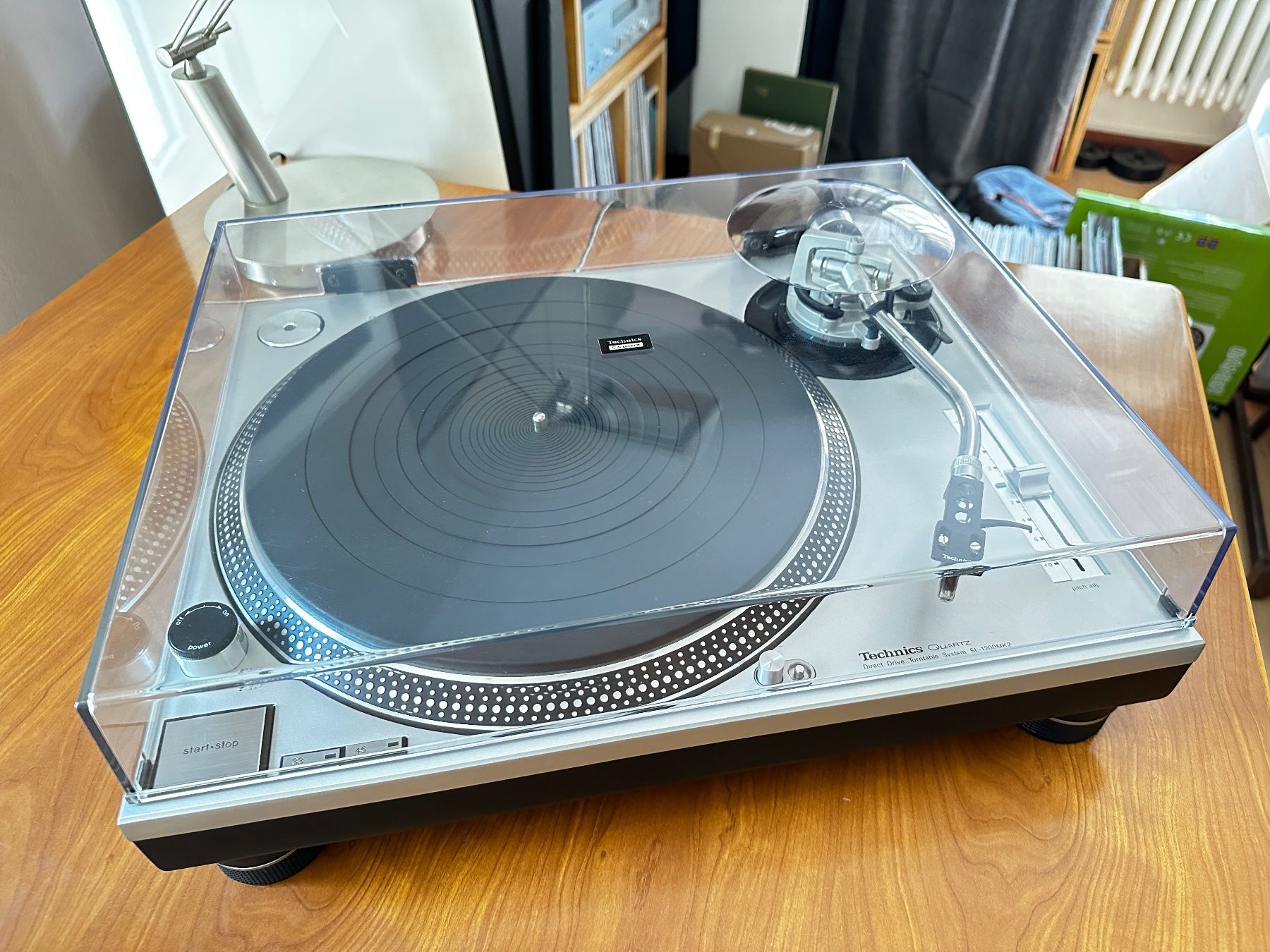 Technics Giradischi: Technics SL-1200MK2 giradischi Direct Drive QUARTZ argento – Usato da Tesserete venduto da BarroNegro 4