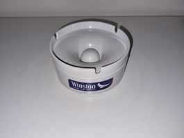 Aschenbecher Winston weiss