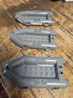 lego 30086c01 lot de 3 pièces Dark Bluish Gray Boat,