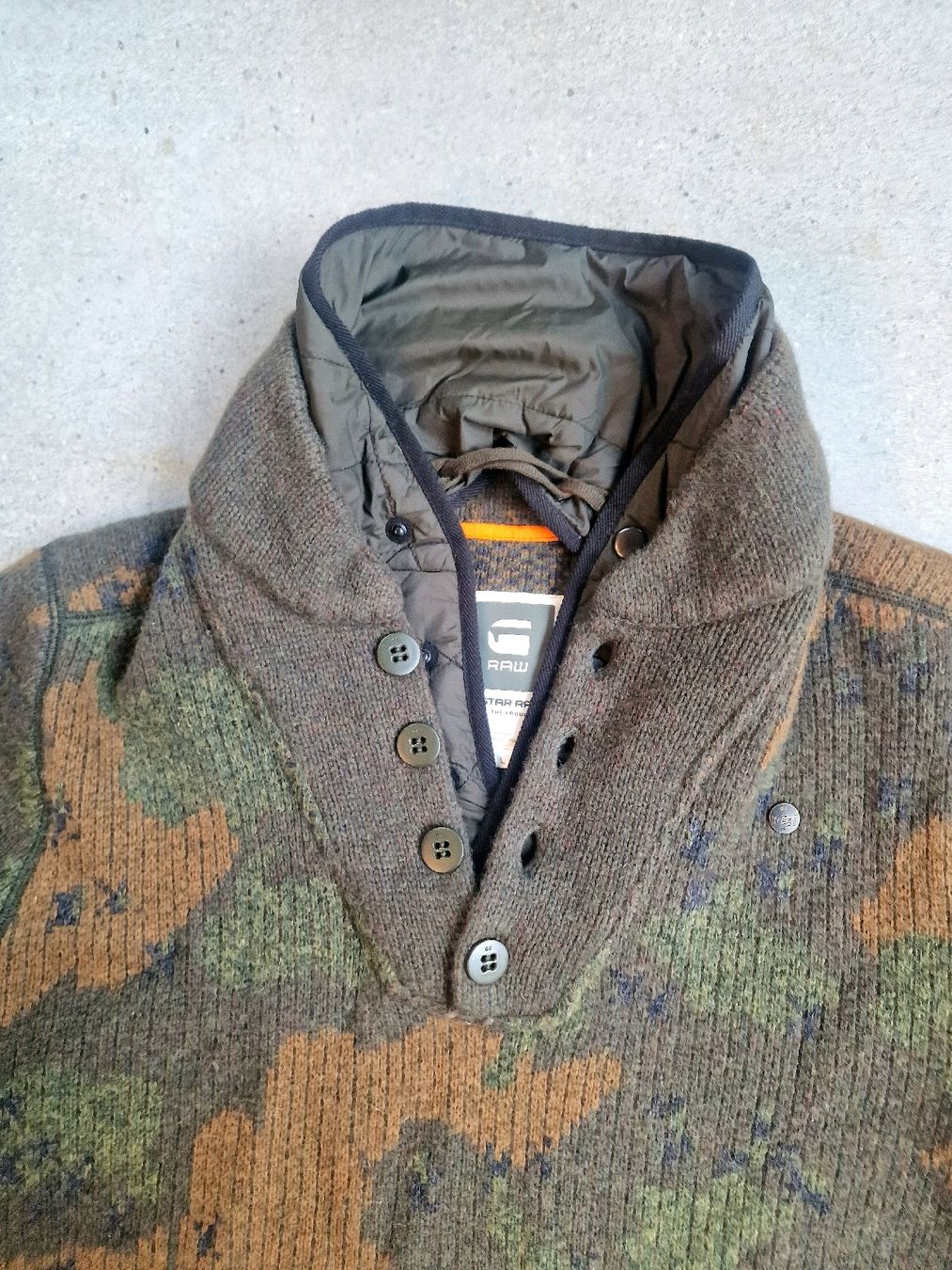 G-Star Maglioni & Felpe: G-Star RAW Strickpullover Gr. L Camouflage – Nuovo (secondo la descrizione) da Starrkirch-Wil venduto da NHA01 3