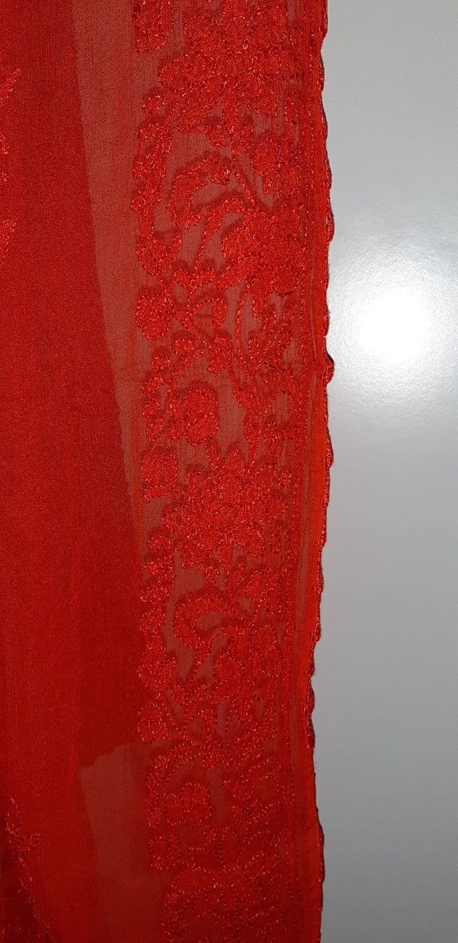 Foulard & Sciarpe: Leichte Schal, bestickt – Usato da Winterthur venduto da meci02 7