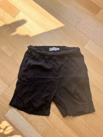 Damen Shorts ICHI schwarz Gr. S Musselin-Stoff