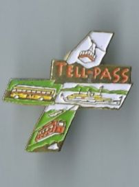 Placchette & Badge: Tell-Pass Pin – Usato da Zürich venduto da t24_de