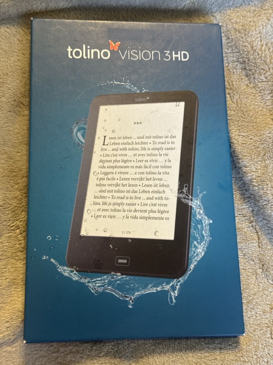 Tolino Tablettes PC: Tolino Vision 3 HD E-Reader mit OVP gebraucht – D'occasion à Zürich par anschneeberger 1